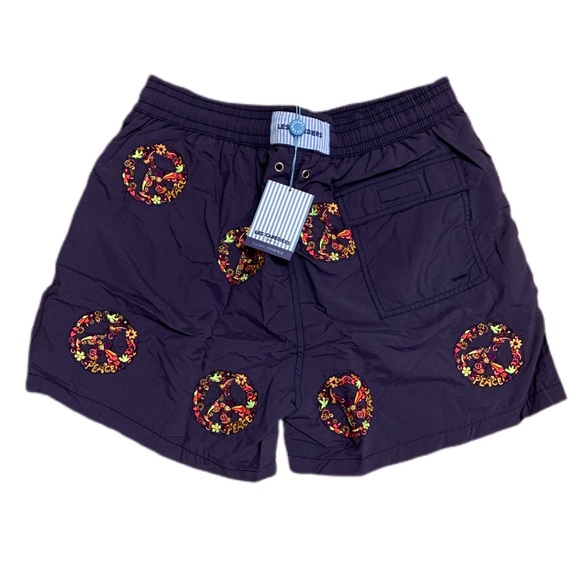 Les Canebiers Mens NWT Blue Peace Swim Shorts 🇫🇷 - Picture 2 of 8